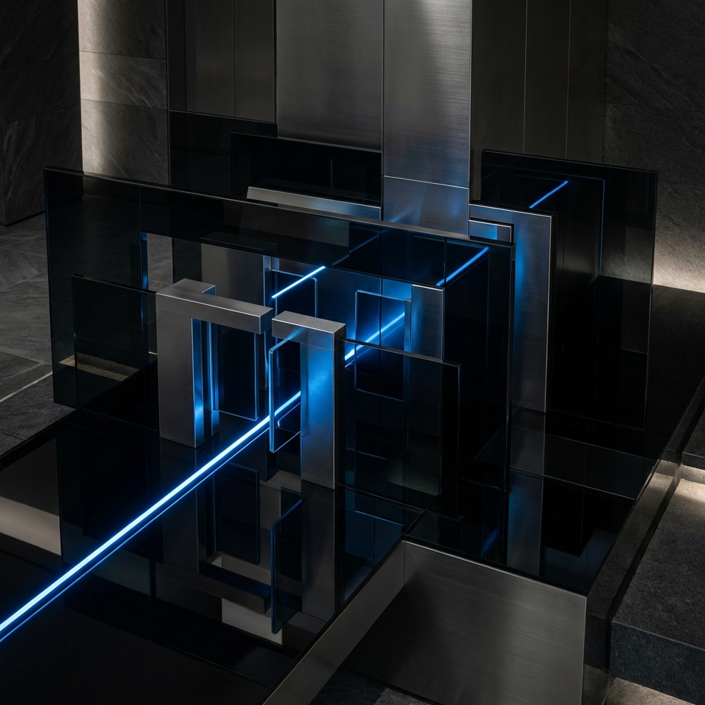 Abstract private systems artwork